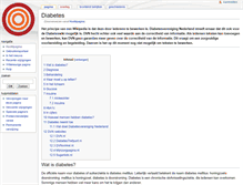 Tablet Screenshot of diabeteswiki.nl